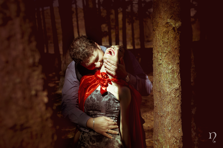 Noemie Artycam fotografia fotografos sesión gótica vampiro bosque caperucita