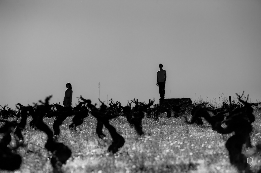 Noemie Artycam fotografia fotografos boda leon preboda campo blanco negro