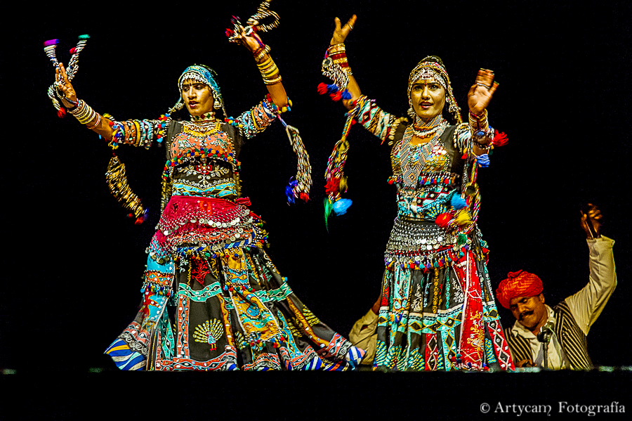 Danza Hindú Fakira Khan Rajasthani Folk Group Artycam Fotografía León
