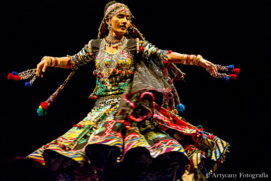Danza Hindú Fakira Khan Rajasthani Folk Group Artycam Fotografía León